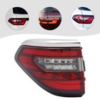 Led Tail Light Assembly For 2021 2022 2023 Nissan Armada Black Housing Left Red