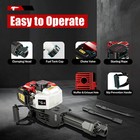 52cc Demolition Jack Hammer Concrete Breaker Drill W  2 Chisel Gas-powered Us