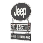 Jeep Linked Tin Decorative Sign