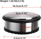 Heavy Duty Floor Door Stopper No Drill  Durability Stainless Steel Stops New