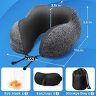 Memory Foam U Shaped Travel Pillow Neck Support Head Rest Car Plane Soft Cushion