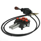 P80 Remote Control Valve Kit  2 Spool Valve 21gpm   Joystick   Cables 25mpa