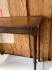 Mid Century Small Desk With Flip Top In Wheels Needs A Little Tlc 27 5x 32lx16   