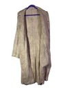 Vintage Antique Edwardian Men s Linen Motoring Duster Coat Pockets Tan