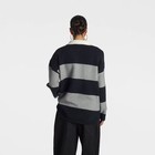 Kbb By Kahlana Women s Long Sleeve  the Crys Rugby Shirt  - Gray navy