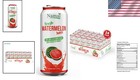 Refreshing 100  Pure Watermelon Juice - Sugar-free And Nutrient-rich  24-pack