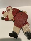 Antique Hand Made Folk Art Primitive Wooden Christmas Santa Claus Figure
