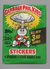 Garbage Pail Kids Wax Pack    You Pick    New   Factory Sealed   Unopened