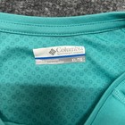 Columbia Shirt Womens Xl Teal Long Sleeve Omni-freeze Sun Protection Hiking Top