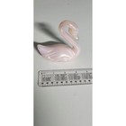 Fenton Pink Iridescent Glass Swan Beauty Vintage