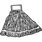 Rubbermaid Commercial Fgd25306bl00 5 In String Wet Mop  18 Oz Dry Wt  Side Gate