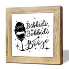 Bibbidi Bobbidi Booze Sign  Cute Booze Decor  Rustic Wooden Tabletop Decor  