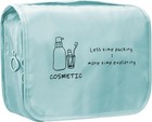 Toiletry Bag Hanging Makeup Bag With Waterproof Pvc Compartment Travel Organizer