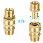 4x Pressure Washer Adapters Set Quick Disconnect Kit M22 Swivel To 3 8   Connect