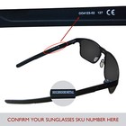 True Polarized Replacement Lenses For-oakley Batwolf Oo9101 Dark Black