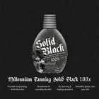 Solid Black 100x Dark Tanning Lotion Indoor Outdoor Tan Enhancing Silicone Br   