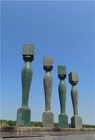 4 Balusters Green Wood Architectural Salvage Spindles Porch Post House Trim A15 
