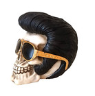 Skull Elvis Like Figurine Statue Skeleton Halloween