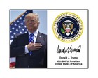 Donald Trump Signed 8x10 Photo Print 47th President Seal Autographed 2024 Maga