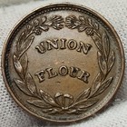Civil War Token  Store Card  Dl Wing   Co   Union Flour  Fuld Ny-10h-5a  Cwt-70