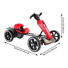Electric Go Kart For Kids W adjustable Seat   Music lights Foldable Go Karts