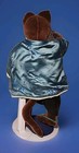 Vintage Custom One Of A Kind 11  Cat Doll In Silk Kimono   Flip Flops 1990 s