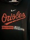 Baltimore Orioles Nike Men s Black 2023 Postseason Authentic Collection Sz Xl