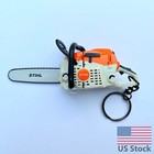 Stihl Chainsaw Key Ring Keychain Battery Operated With Saw Sound