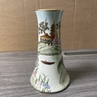 Nippon Hand Painted Hat Pin Holder W  Beading Accent  code 7wcx 