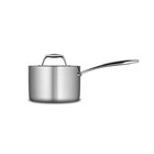 Gourmet Tri Ply Clad 2 Qt stainless Steel Sauce Pan With Lid 80116 022ds
