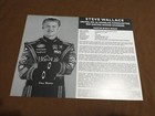 Steve Wallace - Nascar - Autographed Hero Card