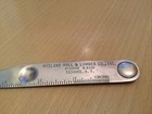 Vintage Brass Letter Opener Midland Mill   Lumber Tuckahoe Ny Advertising Ruler