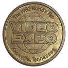 1982 Knoxville World s Fair Token - Video Game Expo  Scramble  1980s Arcade