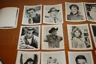 12 Vintage Photos Lot 50 s Movie Tv Stars