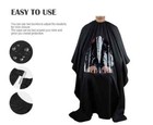 Barber Hair Cutting Cape W  Viewing Window     Salon Styling Drape For Clients