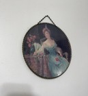 Vintage Flue Cover Antique Portrait Of Woman