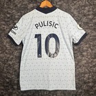 Christian Pulisic Chelsea Nike Soccer Jersey Mens Size Large Blue 2020 2021 Away