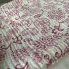 Hb Hudson Floral Muslin Baby Blanket White Pink Flowers Soft Swaddle Gauze 46x46