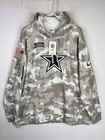 Men s Nike Dallas Cowboys Size Xxl 2024 Salute To Service Hoodie Camo Pullover
