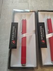  2  Sheaffer Award Matte Red Fountain Pen - New In Box N0919150 Lot Of 2