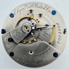 Antique 18s Elgin Multicolor Fancy Dial 11j Hunter Pocket Watch Movement 102 Usa