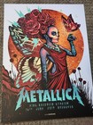 Metallica Brussels Poster Munk One Se Rare Blacklight Screenprint 