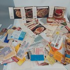 150 Vtg Recipe Cards Clippings Ephemera Lot Grandma   s Kitchen  Vintage Basket 