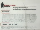 Rockstone Power 5000w Step Up       down       Voltage Converter Transformer 110v 220v