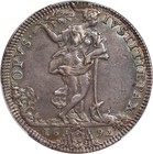 Italy Papal States Pope Innocent Xii  1692  1 2 Piastra Coin Pcgs  au Det   Rare