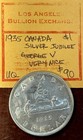 1935 Canada Silver Dollar George V Uncirculated 