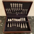 Mint Old M Reed barton Francis I Dinner 6 Set 8 fr Sterling Silver 36pc Flatware