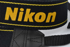 Nikon Adjustable Nylon Neck shoulder Camera Strap Black yellow For Camera