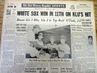73 1960 Newspapers W Sports Chicago White Sox Baseball Nellie Fox Minnie Minoso