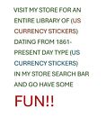  2 Two Dollar 1928 Legal Tender Note  us Currency Stickers   lot Of 2 